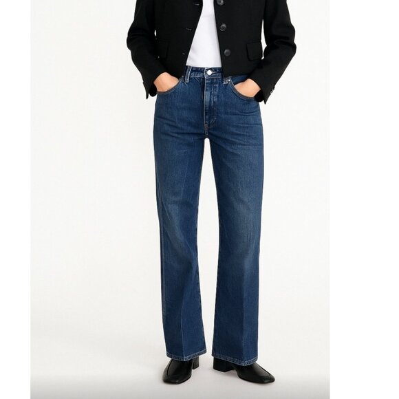 70s 7 long Viceroy jeans, deadstock, high waisted, high rise Size 32 L - Picture 1 of 12
